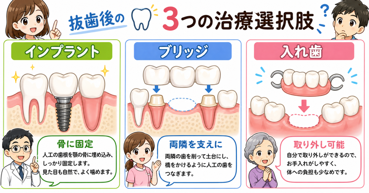 あきらめない！歯を残すための進行度別治療と選択肢