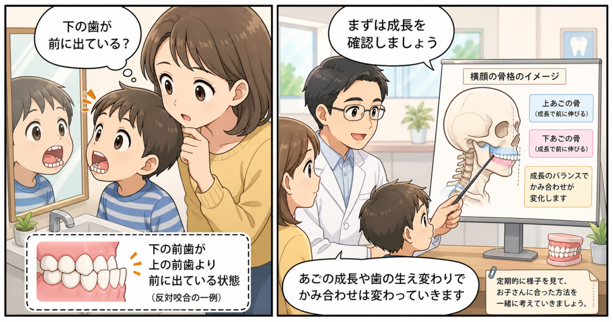 6歳頃の受け口は自然に治る？放置するリスクと相談のタイミング