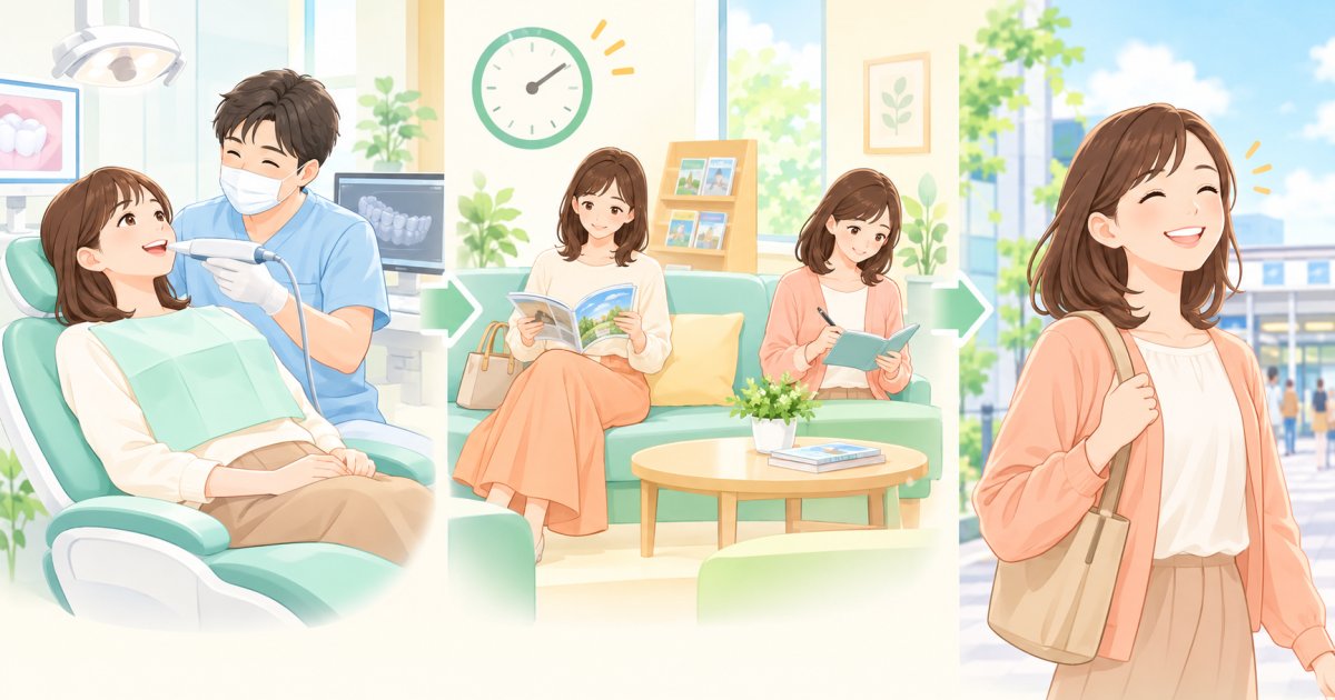 当日の流れと、通院回数を抑えたい方が知っておきたいこと
