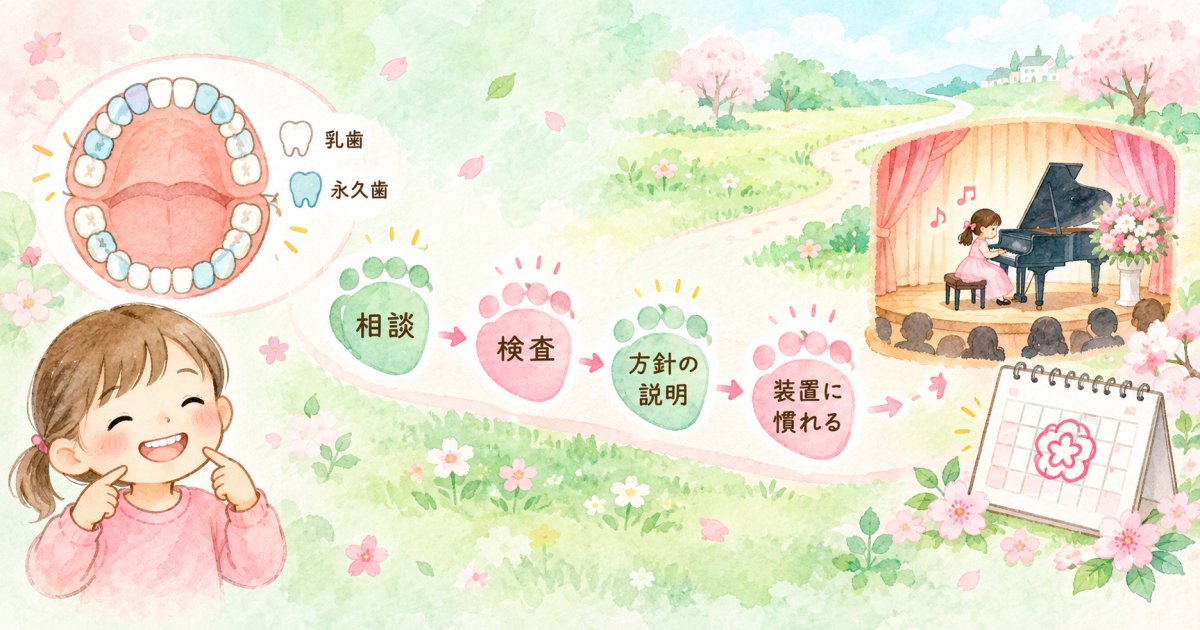 発表会までの3か月、子どもの歯並びはどこまで変わる?