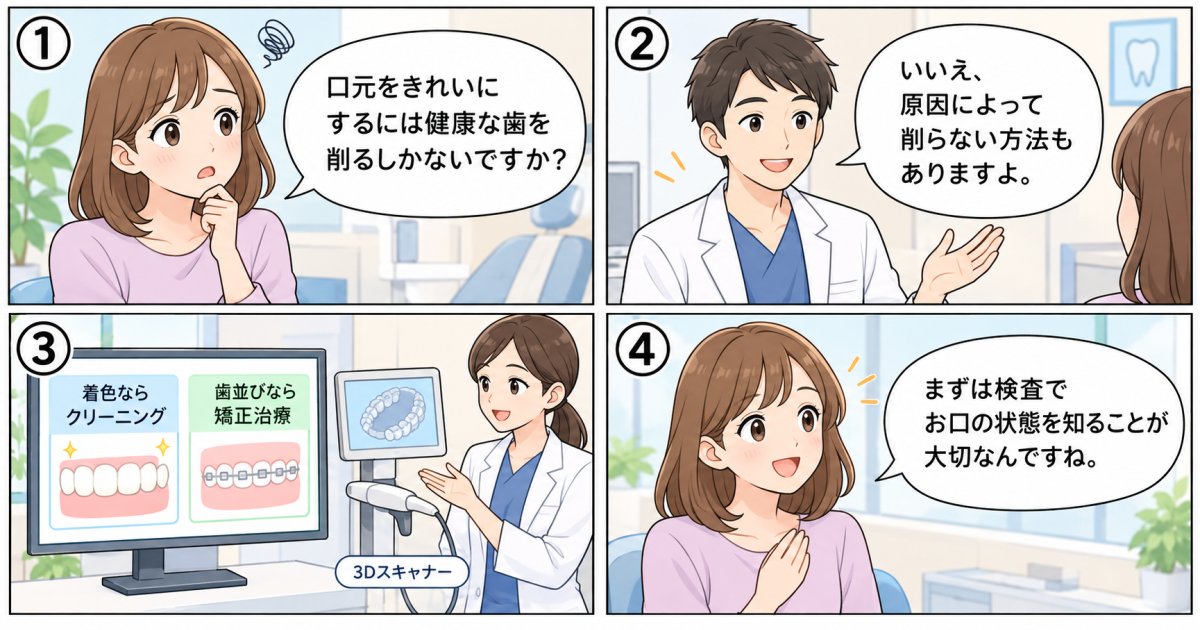歯科で評価を受けたほうがよい口元の悩みはどれ?